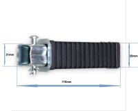 Fussrasten Sozius für Honda MB MT MTX MBX 50 80, Dax...