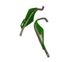 Handschützer für Kawasaki KMX KDX KLE KLR KLV KLX KX KXF KE KL Handprotektoren Arrow Integral Handguards grün