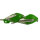 Handschützer für Kawasaki KMX KDX KLE KLR KLV KLX KX KXF KE KL Handprotektoren Arrow Integral Handguards grün