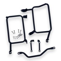 Alukofferset & Träger schwarz für BMW R 1200/1250 GS 35L & 46L Top & Seitenkoffer Cutout