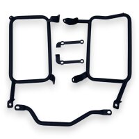 Alukofferset & Träger schwarz für BMW R 1200/1250 GS 35L & 46L Top & Seitenkoffer Cutout