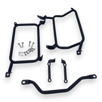 Alukofferset & Träger schwarz für BMW R 1200/1250 GS 35L & 46L Top & Seitenkoffer Cutout