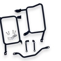 Alukofferset & Träger schwarz für BMW R 1200/1250 GS 35L & 46L Top & Seitenkoffer Cutout
