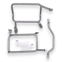 Alukofferset & Träger silber für BMW R 1200/1250 GS 22L & 46L Top & Seitenkoffer Cutout