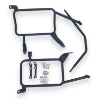 Alukofferset & Träger schwarz für BMW F 750-900 GS 35L & 46L Top & Seitenkoffer Cutout