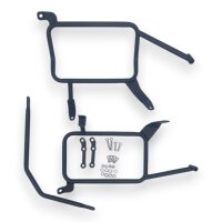 Alukofferset & Träger schwarz für BMW F 750-900 GS 45L & 46L Top & Seitenkoffer Cutout