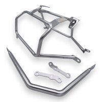 Alukofferset & Träger silber für BMW F 750-900 GS 45L & 46L Top & Seitenkoffer Cutout