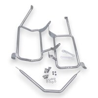 Alukofferset & Träger silber für BMW F 750-900 GS 45L & 46L Top & Seitenkoffer Cutout