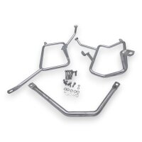 Alukofferset & Träger Silber für BMW G 310 R 22+2x46L Top & Seitenkoffer Cutout