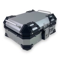 Alukofferset & Träger Silber für BMW G 310 R 22+2x46L Top & Seitenkoffer Cutout