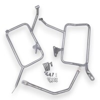 Alukofferset & Träger Silber für BMW G 310 R 55+2x46L Top & Seitenkoffer Cutout