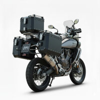 Alukoffersystem schwarz für Harley Davidson Pan...