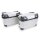 Alukoffersystem silber für Harley Davidson Pan America 55L & 46L & Träger Cutout