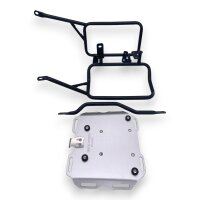 Seitenkoffersystem für Suzuki DL 650 schwarz Seitenkoffer 46 L & Träger Cutout