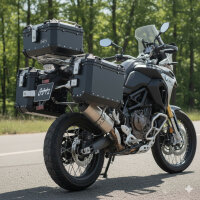 Alukoffersystem Schwarz für Suzuki DL 650 35L &...