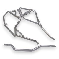 Alukoffersystem Silber für Suzuki DL 650 22L & 46L Top & Seitenkoffer Cutout