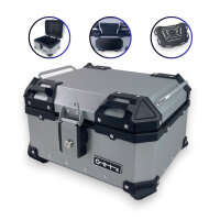 Alukoffersystem Silber für Suzuki DL 650 35L & 46L Top & Seitenkoffer Cutout