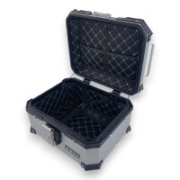 Alukoffersystem Silber für Suzuki DL 650 35L & 46L Top & Seitenkoffer Cutout