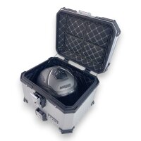 Alukoffersystem Silber für Suzuki DL 650 45L & 46L Top & Seitenkoffer Cutout