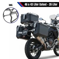 Alukoffersystem Schwarz für KTM 790 Adventure 35L...