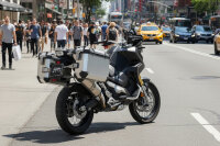 Seitenkofferset Alu & Träger Silber für...