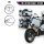 Kofferset & Träger Silber für Honda X-ADV 750 22+46L Top & Seitenkoffer Cutout