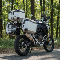 Koffersystem silber Alu für Honda CRF 1100...