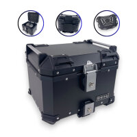 Alukofferset & Träger Schwarz für BMW R 1300 GS 45 L Topcase & Seitenkoffer 2 X 36 L