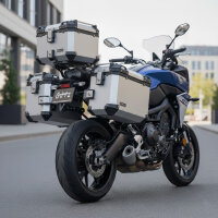 Alukofferset & Träger Silber für Honda NX...