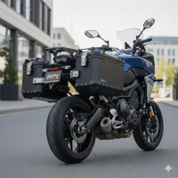 Alukofferset & Träger Schwarz für Honda NT...