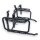 Motorrad Seitenkoffersystem 2x36L silber & Universal Träger