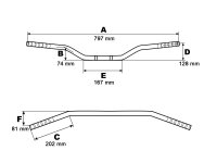 TRW Offroad High Alulenker für Zero FX, FXS schwarz mit ABE