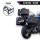 Alukofferset & universal Träger 45L & 36L schwarz Top & Seitenkoffer Motorrad