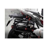 Alukofferset & universal Träger 45L & 46L schwarz Top & Seitenkoffer Motorrad