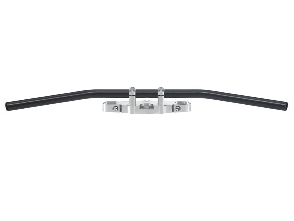 Stahllenker Dragbar Long schwarz 25,4mm für Harley Davidson 1690 Fat Bob mit ABE