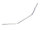 Stahllenker Dragbar Long chrom 25,4mm für Harley Davidson 1690 Wide Glide mit Kabelkerbe