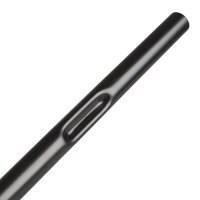 Stahllenker Dragbar Long schwarz 25,4mm für Harley Davidson 1338 Dyna Glide mit Kabelkerbe