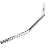 Stahllenker Dragbar medium chrom 25,4mm für Harley Davidson 883 Sportster mit Kabelkerben + ABE