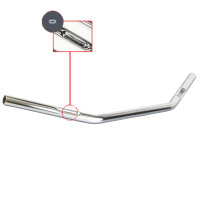Stahllenker Dragbar medium chrom 25,4mm für Harley...