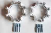 Spurverbreiterungen 100mm Lochkreis hinten z.B. SMC, Barossa, Kreidler, SEIKEL, Explorer, Rex, Yamaha YFS 200 Blaster B-Ware