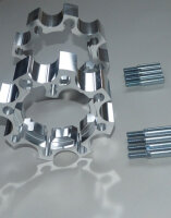 Spurverbreiterungen 100mm Lochkreis hinten z.B. SMC, Barossa, Kreidler, SEIKEL, Explorer, Rex, Yamaha YFS 200 Blaster B-Ware