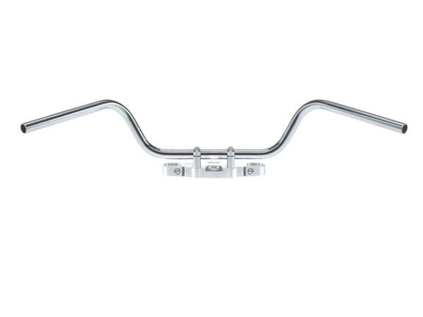 MysticHigh Stahllenker chrom 25,4mm für Harley Davidson 1690 Tri Glide mit ABE