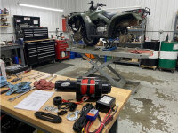 Seilwinde 3500 für Honda TRX650/680/700Rincon Funkbetrieb Extra stark