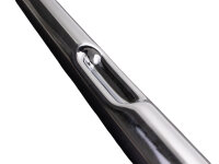 Stahllenker Roadstar Medium chrome Kabelkerbe für Harley Davidson 1584 Softail Rocker 25,4mm