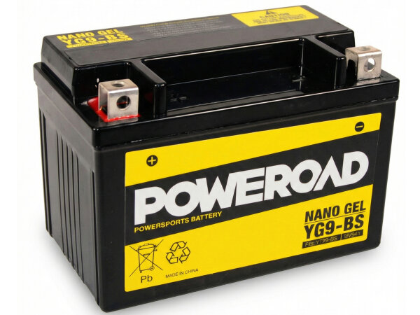 Batterie Powerroad für Kreidler 125 YB9-B Gel wartungsfrei
