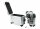 Seitenkofferset 36L/33L alu & Träger silber für BMW R 1200 & 1250 GS Cutout
