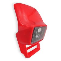 Scheinwerfer LED rot für Honda XL 600 XL 350 XL 250 XR 650 XR 600 XR 350 XR 250 R E-Prüfzeichen Komplettset