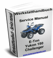 Werkstatthandbuch, Reparaturanleitung E-Ton Yukon 150,...