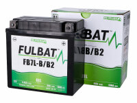 Batterie Gel YB7L-B f&uuml;r Quad ATV Motorrad, Roller